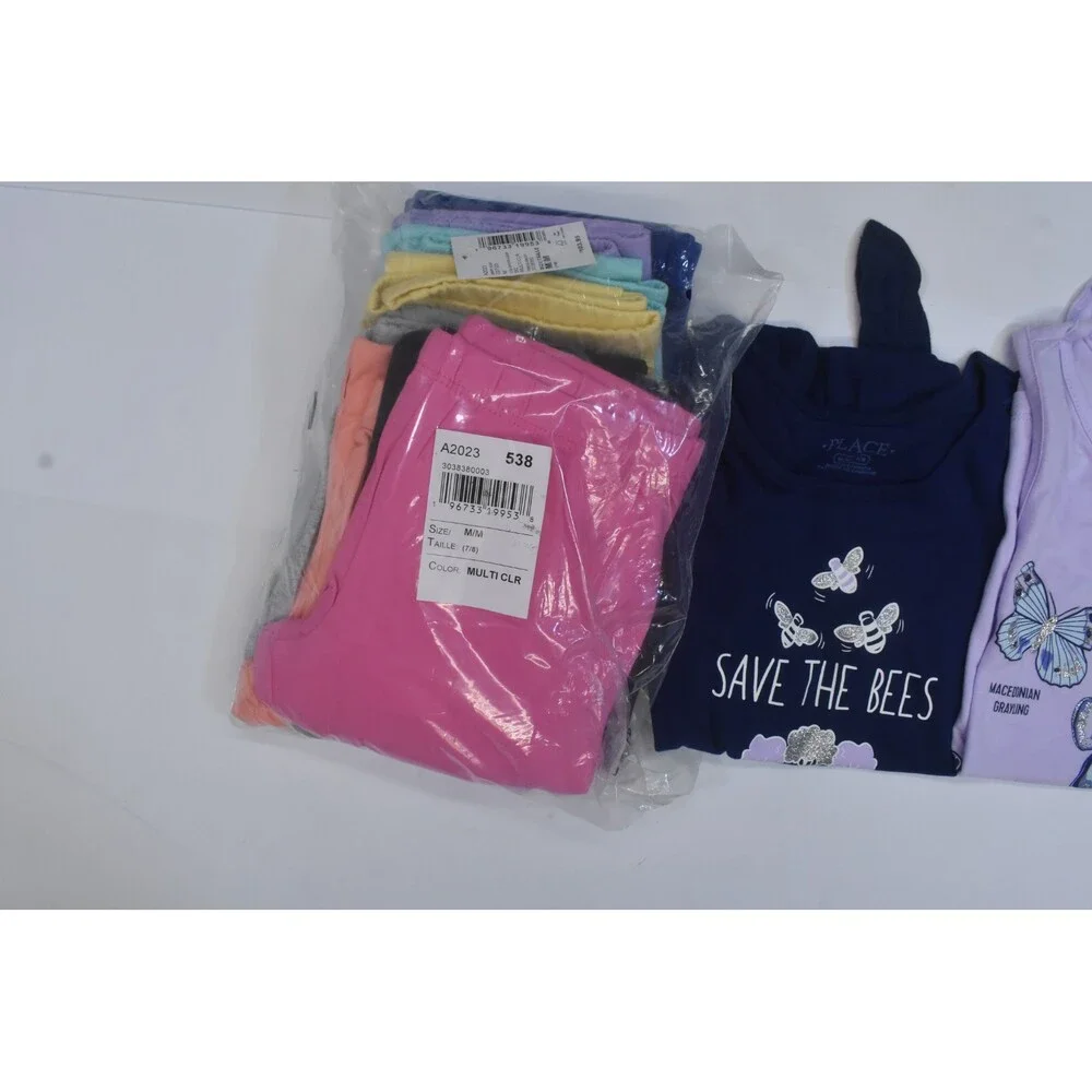The Childrens Place Bulk Lot Of 10 Girls Size Medium 7/8 Mix Season Tops Bottoms